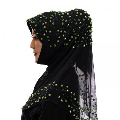 Green Pearl Hijab